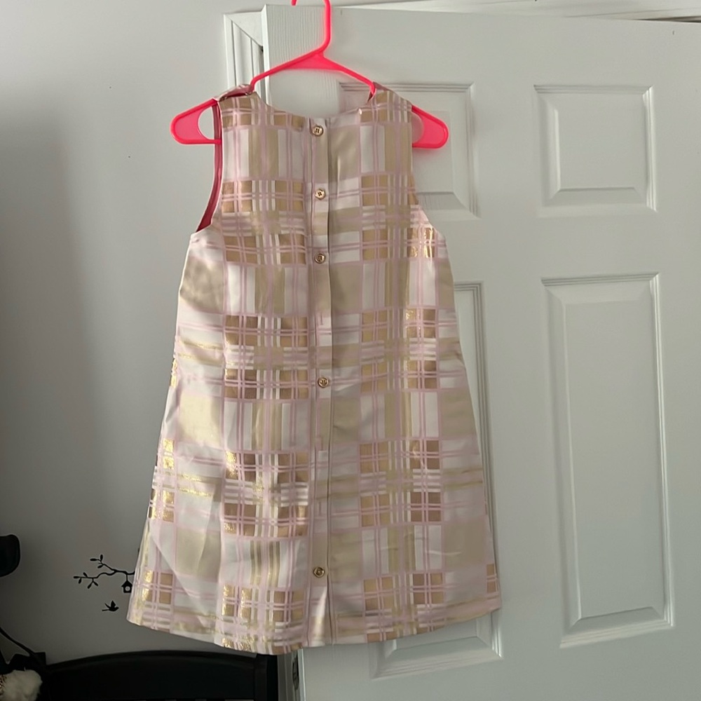 BURU Le V Mod Dress- Shimmer Plaid